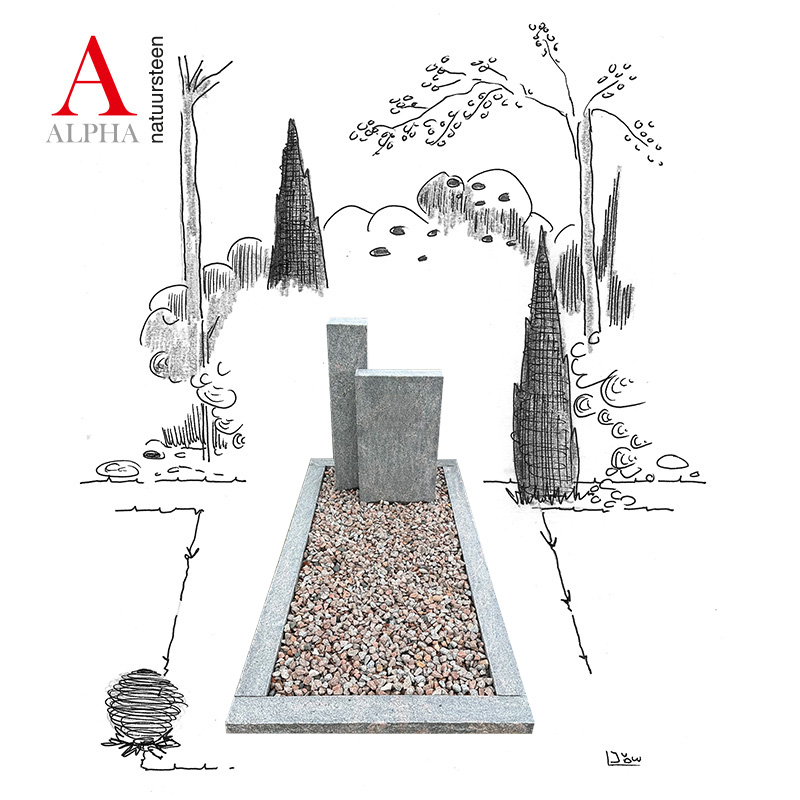 Gebrand Himalaya monument met gejobte banden